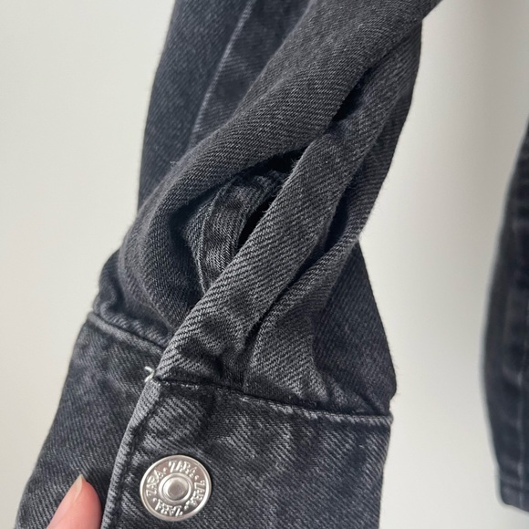 Zara Denim Romper Black XS - Picture 5 of 7